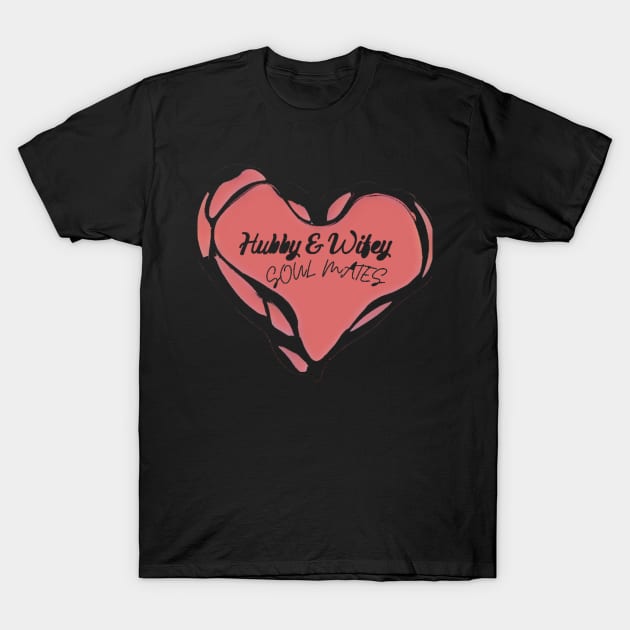 hubby and wifey T-Shirt by Folk Fashion 